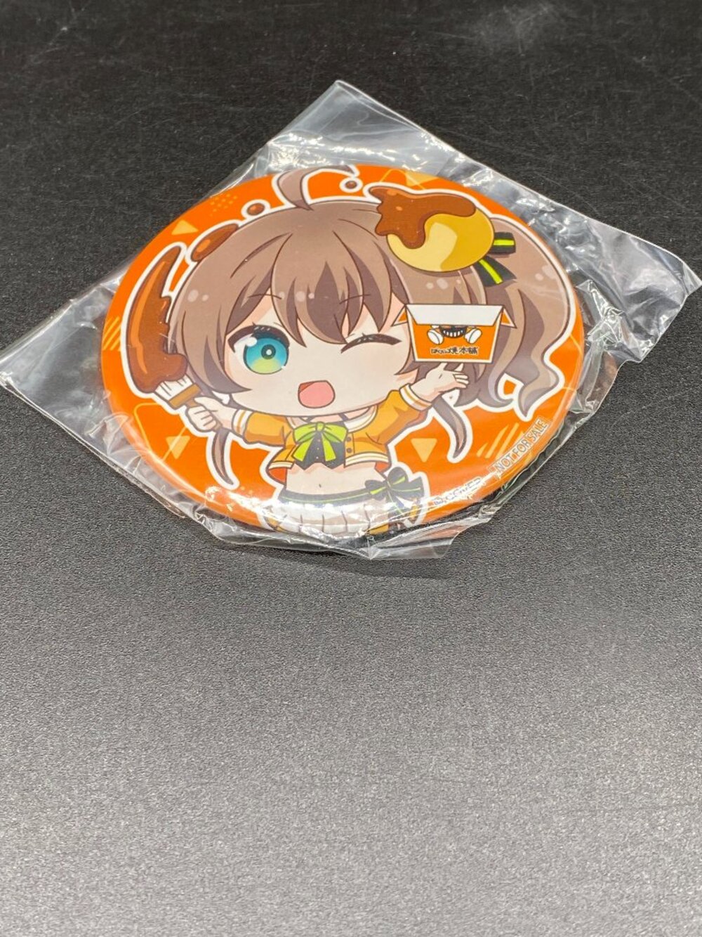 Hololive x Bakudanyaki Honpo collaboration Can Badge Natsuiro Matsuri